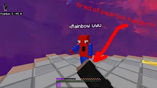 how to get java hand in bedrock edition!!!