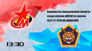 18.02.24 Первенство Свердловской области по хоккею среди команд 2011г.р. Металлург - Уральские Рыси