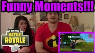 "Fortnite Funny Moments - Skybridge Strategy and Wildcat Clutch!" | COUPLE'S REACTION!