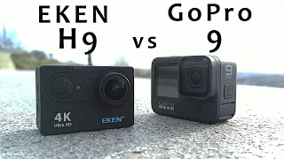 EKEN H9R vs GoPro 9 Black Comparison : Which one is better? (Round 5)