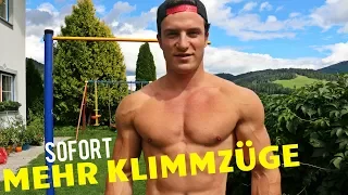 So schaffst du SOFORT mehr Klimmzüge!