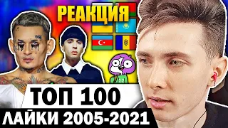 ХЕСУС СМОТРИТ: ТОП 100 ПЕСЕН по ЛАЙКАМ 2005-2021 | Лучшие клипы и хиты | PATRICK MUSIC | РЕАКЦИЯ