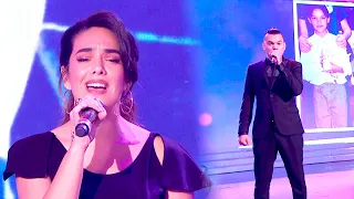 Ángela Leiva y Brian Lanzelotta emocionaron con "Héroe" en la semifinal de Cantando 2020