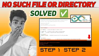 2 Easy Steps To Solve  No Such File Or Directory Error! | How To add libraries in  Arduino 101%✔️