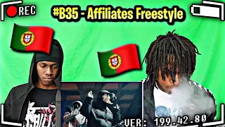 They Dissed In English😳🔥!!! AMERICANS REACT TO #B35 - Affiliates Freestyle | Portugal ￼Drill🇵🇹🔥