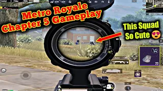 Metro Royale Chapter 5 Solo vs Squad Gameplay🔥|| Metro Royale mode (Advance)