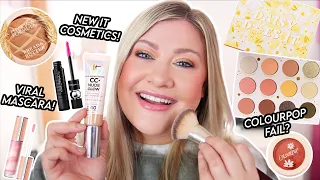 TRYING OUT THE LATEST NEW MAKEUP LAUNCHES! FIRST IMPRESSION MAKEUP TUTORIAL