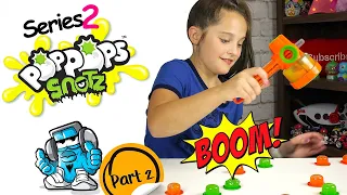 NEW POP POPS PETS & POP POPS SNOTZ SERIES 2 | POPPING BUBBLES WITH SLIME SURPRISES INSIDE!  PART 2