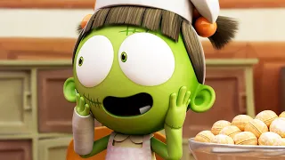 Funny Animated Cartoon | Spookiz | Zizi Spits Out Cookies For Cula | 스푸키즈 | Cartoon for Chil