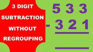 3 Digit Subtraction Without Regrouping - ST Special Kids Super TV