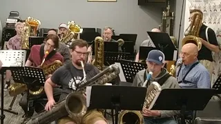 Bass Saxophone Gathering 2023:  Armed Forces Medley- Arranged by John Wernega