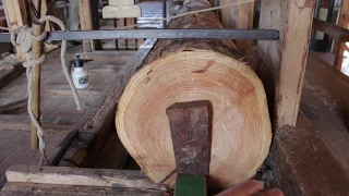 How A Wind Powered Sawmill Works- AMAZING