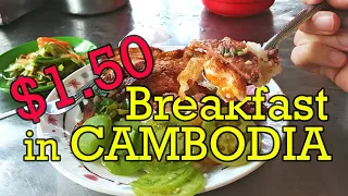 The Most Popular Breakfast in Cambodia - STREET FOOD CAMBODIA