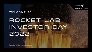 Rocket Lab 2022 Investor Day & Neutron Update