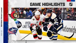 Senators @ Blue Jackets 4/22 | NHL Highlights 2022