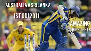 Amazing Highlights | Australia V Sri Lanka | 1st ODI 2011 | Full Highlights