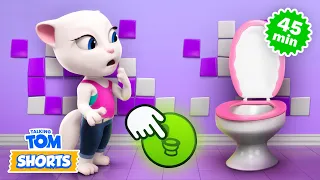 Toilet Saga: Part 1! 🚽 Talking Tom Shorts Compilation