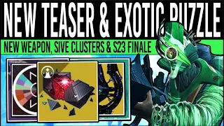 Destiny 2: NEW TEASER TRAILER & EXOTIC PUZZLE! New WEAPON, Hidden Loot, Heart Finale & Updates!