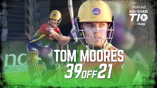 Tom Moores I 39 off 21 balls I Day 7 Super League I Bangla Tigers I Abu Dhabi T10 I Season 4