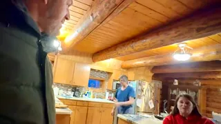 Elvie Arrives In Alaska And Visits A Meadowlark Log Home In Fairbanks- Day 4 and 5