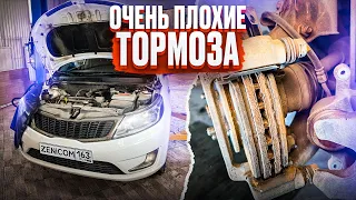 #буднисервиса ПРО ЭФФЕКТИВНОСТЬ ТОРМОЗНОЙ СИСТЕМЫ | Как и какие колодки диски ставить РИО3 и СОЛЯРИС