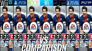 FIFA 13 Nintendo Wii U Vs PS3 Vs Xbox 360 Vs Nintendo Wii Vs PS2 VS PS Vita Vs PSP