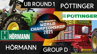 HÖRMANN vs PÖTTINGER - UB ROUND 1 GROUP D - FSL WORLD CHAMPIONSHIP 2021
