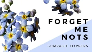 Gumpaste Flowers for Beginners // Forget Me Not Sugar Flower // Finespun Cakes