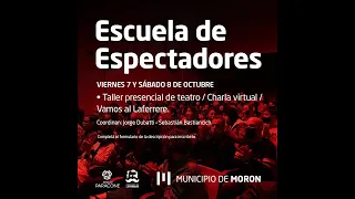 Conferencia de Jorge Dubatti: "Expectatorialidad, expectación, expectaciones, transexpectación"