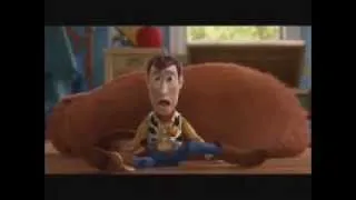 Woody smothers himself! - Toy Story 3 backwards
