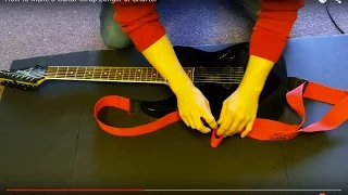 How to Make a Guitar Strap Longer or Shorter