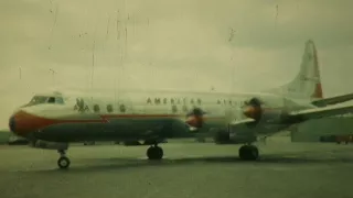 F 3466 American Airlines Newsreel, Boeing 707, Lockheed Electra