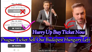 Hauser Rebel With A Cello World Tour || Stjepan Hauser Solo Tour 2022/23 Prague & Budapest Show 2022