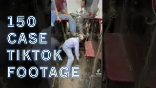 TIkTok Footage! 150 Case Steam Engine plowing