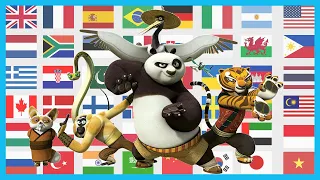 Kung Fu Panda Legends of Awesomeness in different languages and different countries