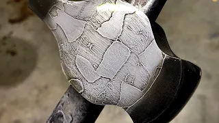 Chain Damascus Hammer Part 2