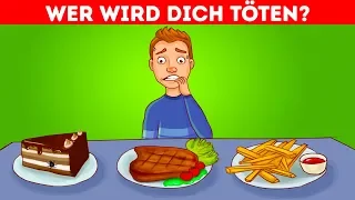 11 GEFÄHRLICHE RÄTSEL, DIE DU LÖSEN MUSST, UM AM LEBEN ZU BLEIBEN!