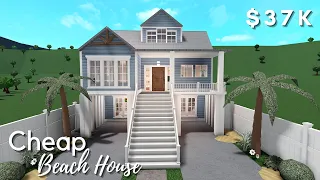 Bloxburg: Cheap Beach House| House Build| $37k