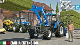 Collecting HAY bales and Feeding animals│ITALIA EMILIA EXTENSION│FS 22│2