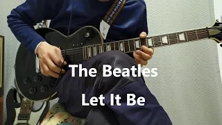 The Beatles - Let It Be guitar solo cover - Let It Be 1970