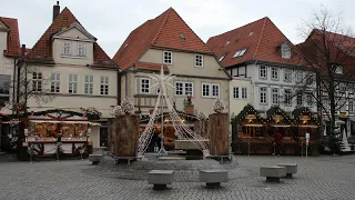 Weihnachtsmarkt Hameln 2020 - Corona Christmas market Hamelin Germany - mercado navideño de Natal