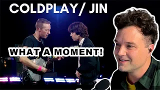 Jin and Coldplay {Live} Former Boyband Member Reacts!