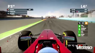 F1 2012 - Ferrari Europe Valencia Street Circuit Gameplay