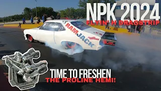 NPK 2024 Race 5: We Were The Fastest LOSERS at Flyin' H Dragstrip! Time To Tear Down The Hemi!