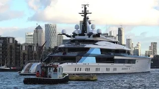 109m Luxury Superyacht BRAVO EUGENIA in London