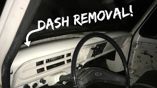 1971 Ford F100 Dash Removal