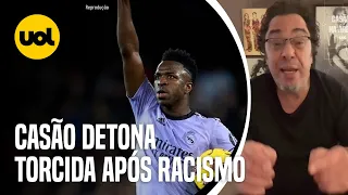 CASAGRANDE CRITICA TORCIDA POR RACISMO CONTRA VINI JR: 'O QUE O SER HUMANO TEM DE PIOR'