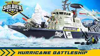 Soldier Force L&S Hurricane Battleship Playset