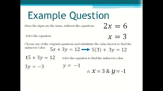 Simultaneous Equations