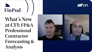 What's New CFI: FP&A Professional Contractor Forecasting & Analysis